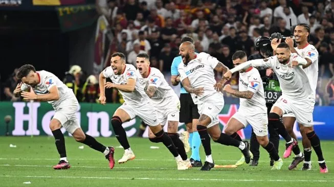 Sevilla Juara Liga Europa 2022-2023 usai Kalahkan AS Roma Lewat Adu Penalti