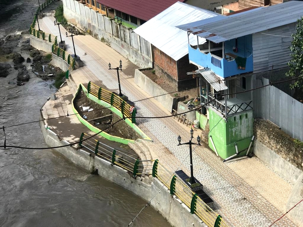Penampakan Taman Hancur di Padangsidimpuan Menyayat Hati Warga