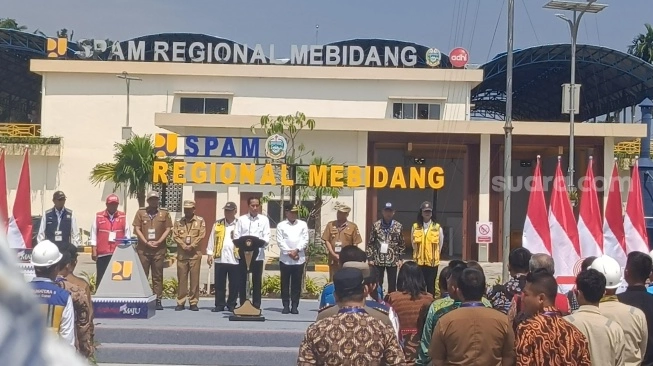 Jokowi Resmikan Proyek SPAM Mebidang di Senilai Rp 948 Miliar