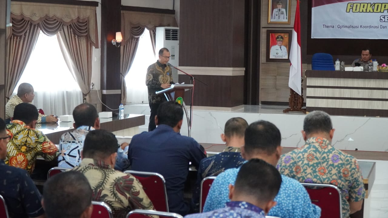 Minimalisir Terjadinya Konflik, Pemkab Langkat Gelar Rakor Forkopimda & Forkopimca