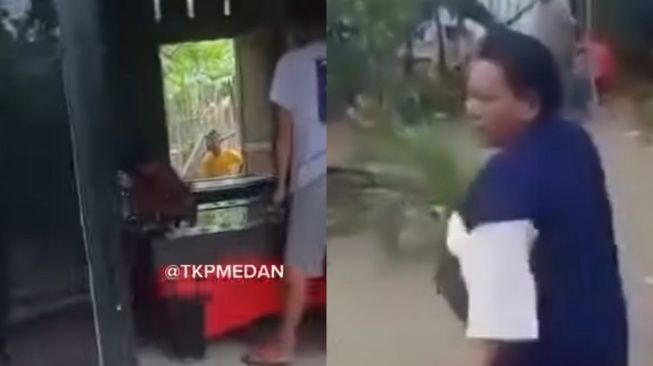 Viral Video Emak-emak Geruduk Barak Narkoba-Judi di Medan, Ternyata Ini Sebabnya