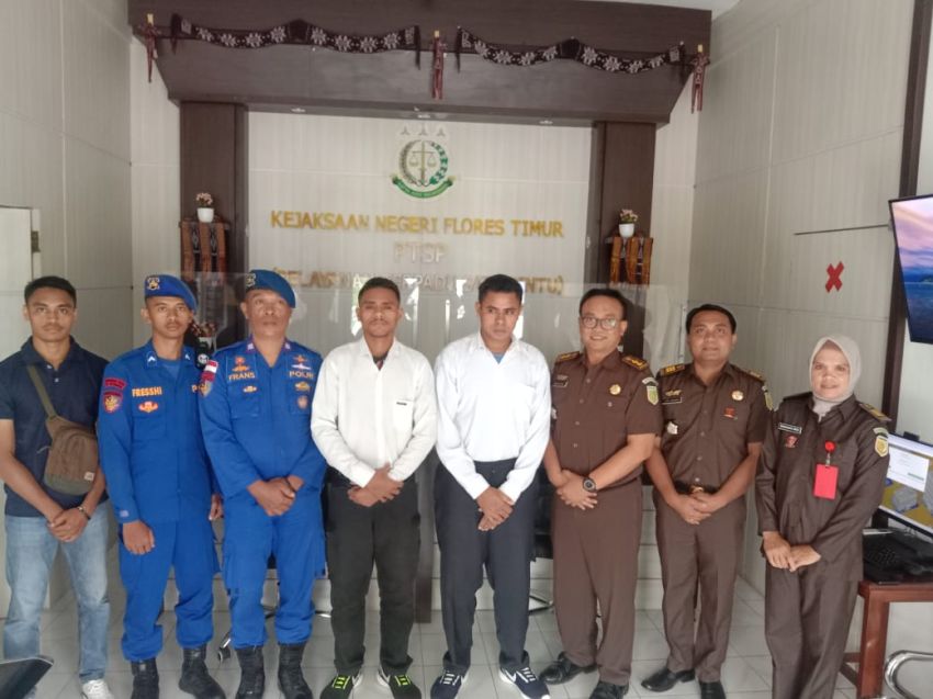 Berkas Lengkap, Penyidik Dit Polairud Polda NTT Limpahkan Dua Tersangka Penangkapan Penyu Hijau ke Kejaksaan