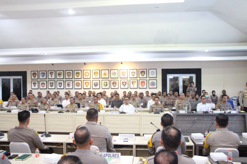 Raker Semester I Polda NTT Bahas Kesiapan Pilkada 2024