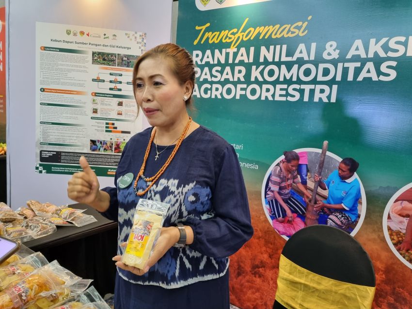 Dibina ICRAF, Kelompok Ibu Rumah Tangga di Kabupaten TTS Hasilkan Aneka Produk Pangan Lokal