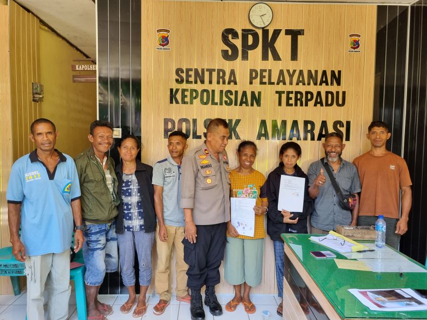 Dimediasi Kapolsek Amarasi, Anak yang Laporkan Ibunya ke Polisi Cabut Laporan dan Memilih Berdamai