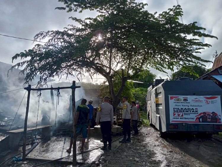 Rumah Warga di Rote Ndao Terbakar