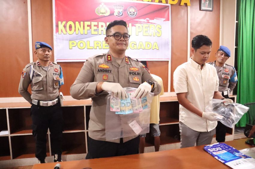 Dua Pembuat dan Pengedar Uang Palsu ditangkap Polres Ngada