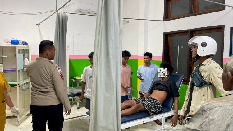 Remaja di Rote Ndao-NTT Luka Serius Pasca Sepeda Motor Masuk Lubang Jembatan Saat Pulang Pesta