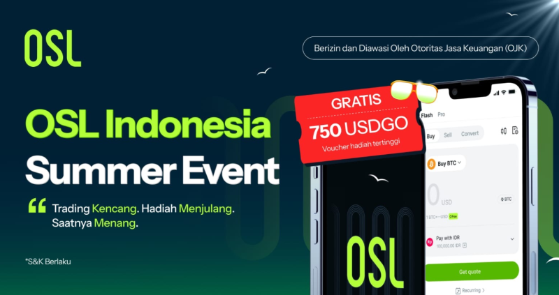 OSL Summer Event 2026: Trading Kripto Berhadiah Liburan ke Bali, Simak Cara Ikut dan Ketentuannya