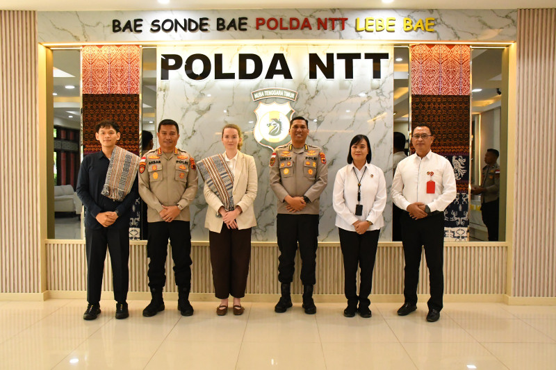 Kunjungan Konsul Inggris ke Polda NTT Perkuat Hubungan Bilateral